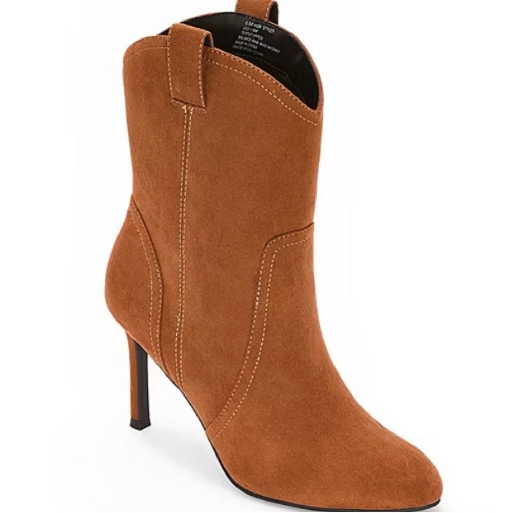 Worthington Womens Styler Stiletto Heel Bootie
